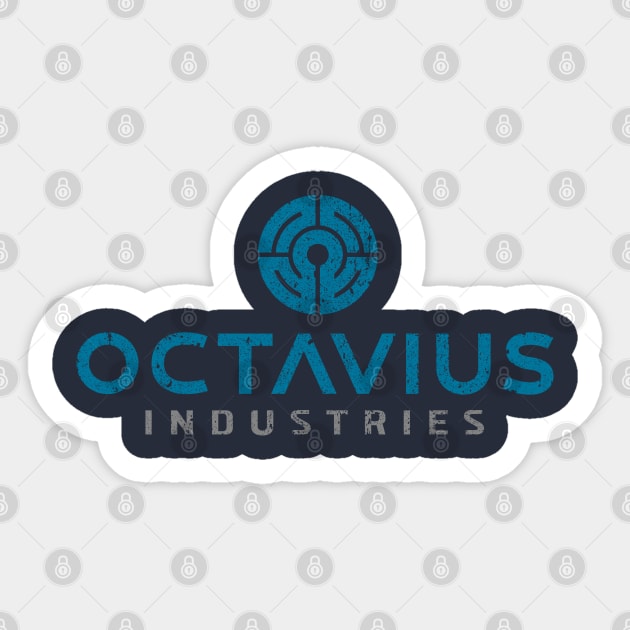 Octavius Industries (Variant) Sticker by huckblade